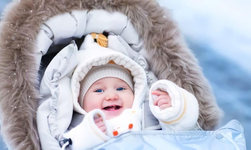 Många undrar hur man håller ett litet barn varmt i sin barnvagn