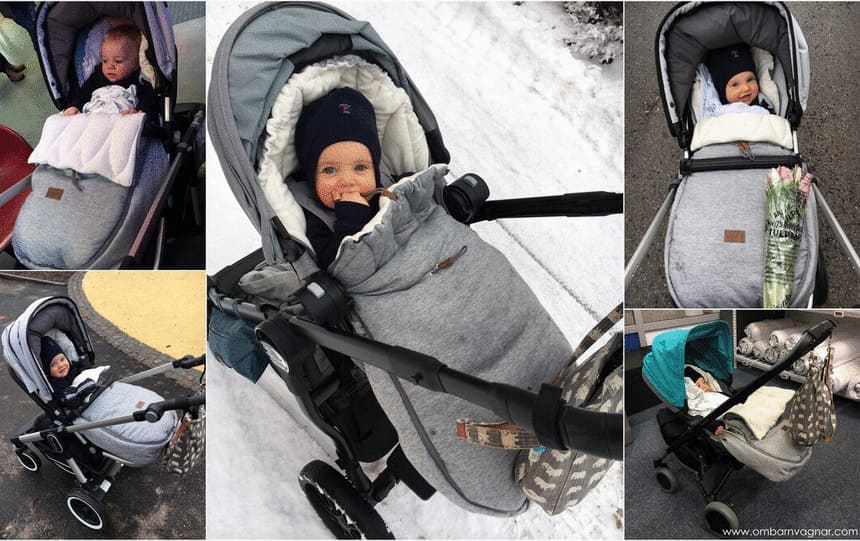 Håll barnet varmt i barnvagnen i vinter